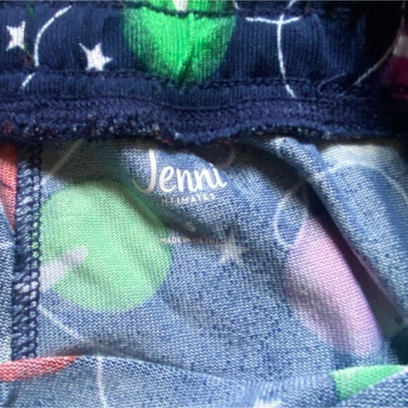 Jenni Intimates Womens Soft Christmas/Winter Pajama Pants-Blue-Size S-GUC - Picture 4 of 6